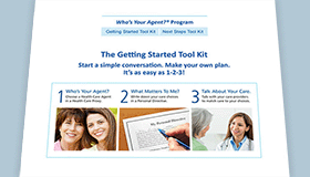 Use a free health care planning tool kit.