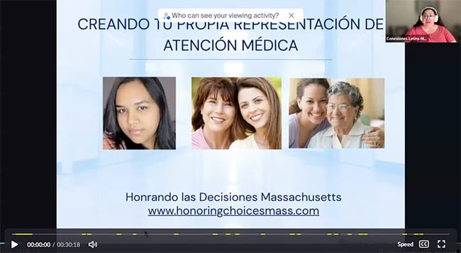Spanish translation of Make your own healthcare proxy.